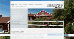 Desktop Screenshot of hallandsgarden.se